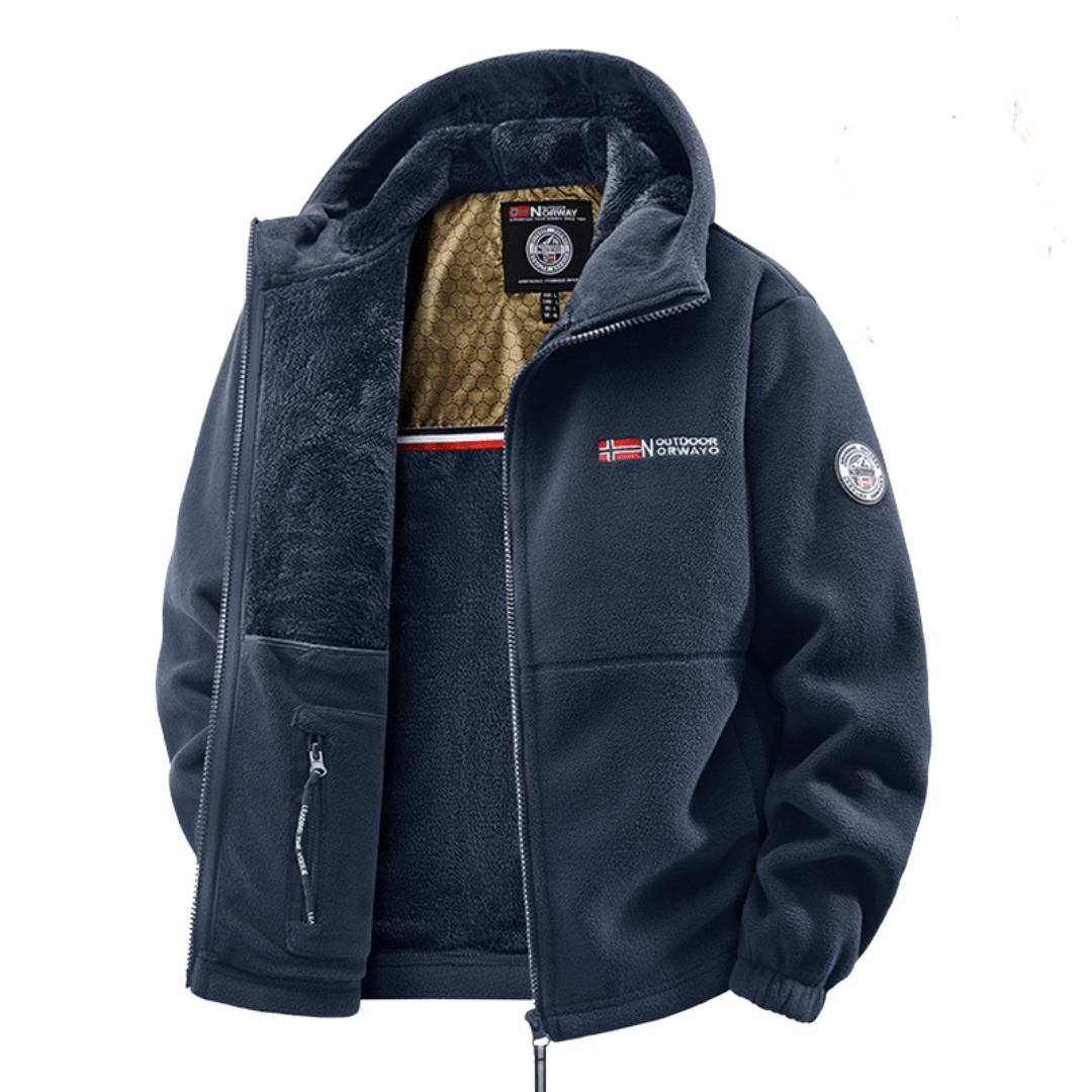 Thermal Fleece Jacket with Hood