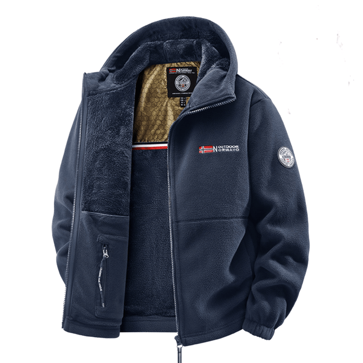 Thermal Fleece Jacket with Hood