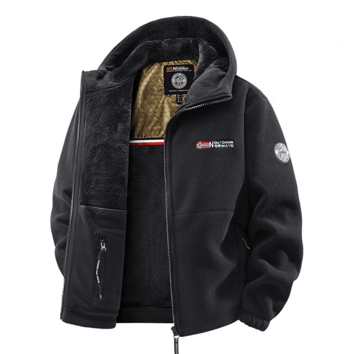Thermal Fleece Jacket with Hood