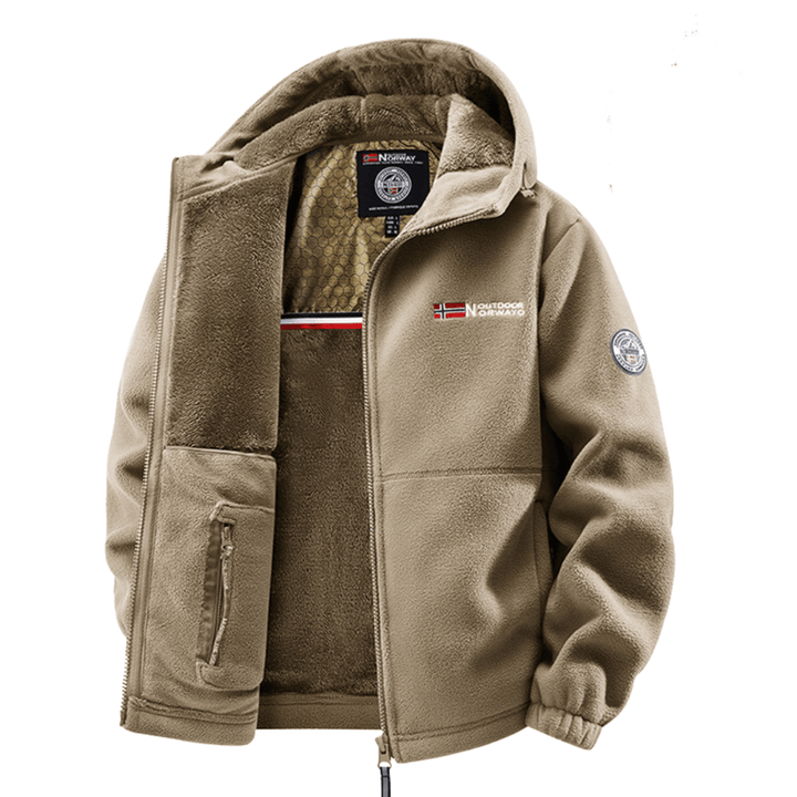 Thermal Fleece Jacket with Hood