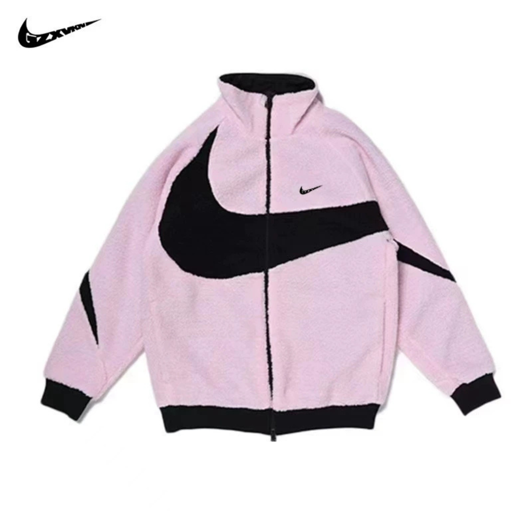 Reversible Winter Coat in Cotton with Sheep Wool