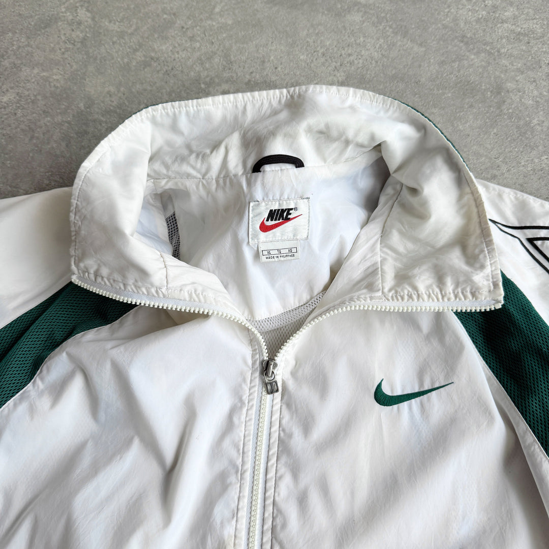 Lightweight waterproof jacket with embroidered swoosh NK Air from the 90s