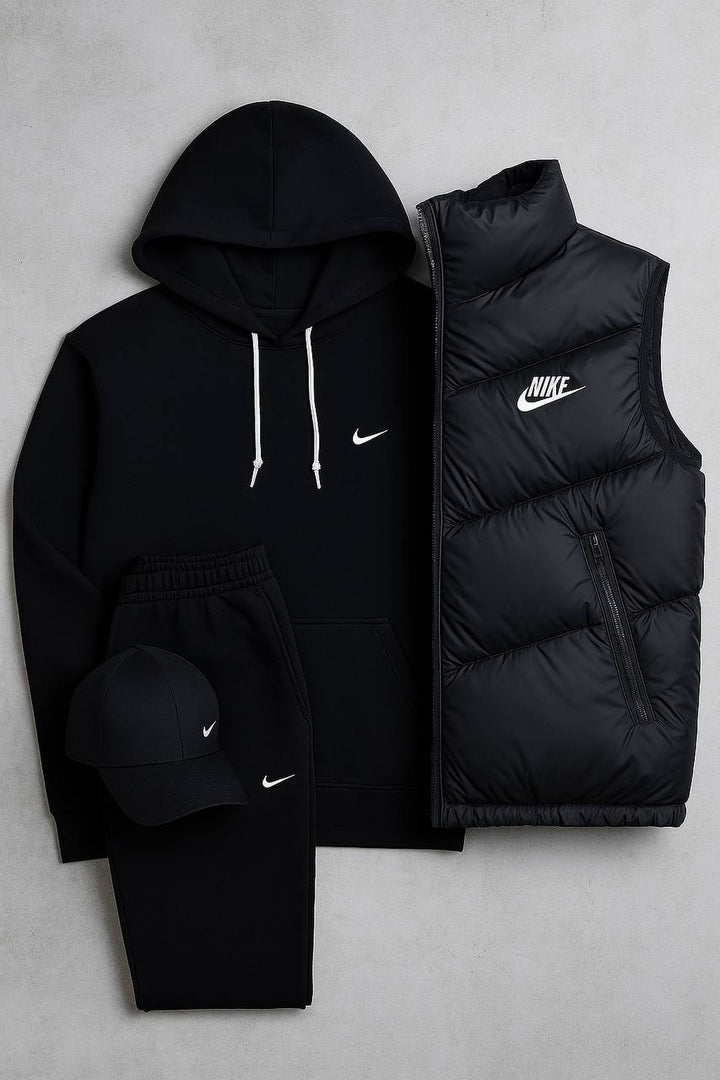 Nk™ Complete Set – Hoodie, Trousers, Puffer Jacket & T-shirt