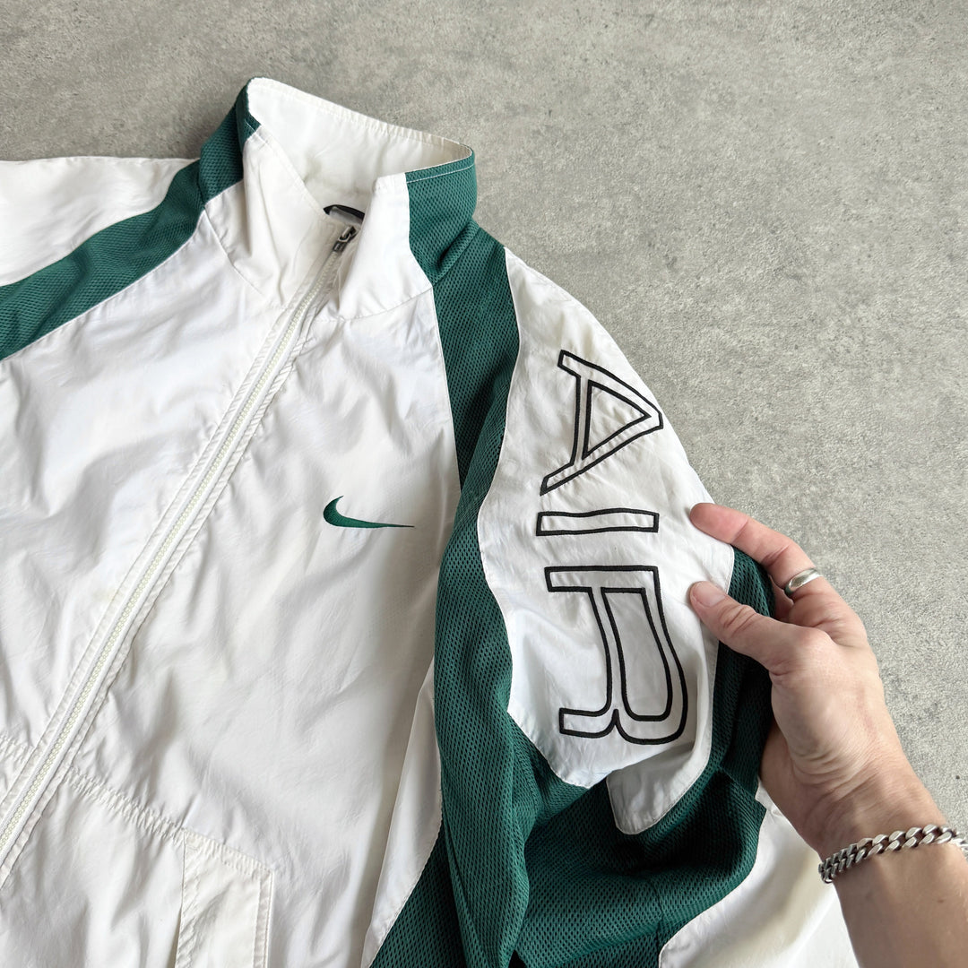 Lightweight waterproof jacket with embroidered swoosh NK Air from the 90s
