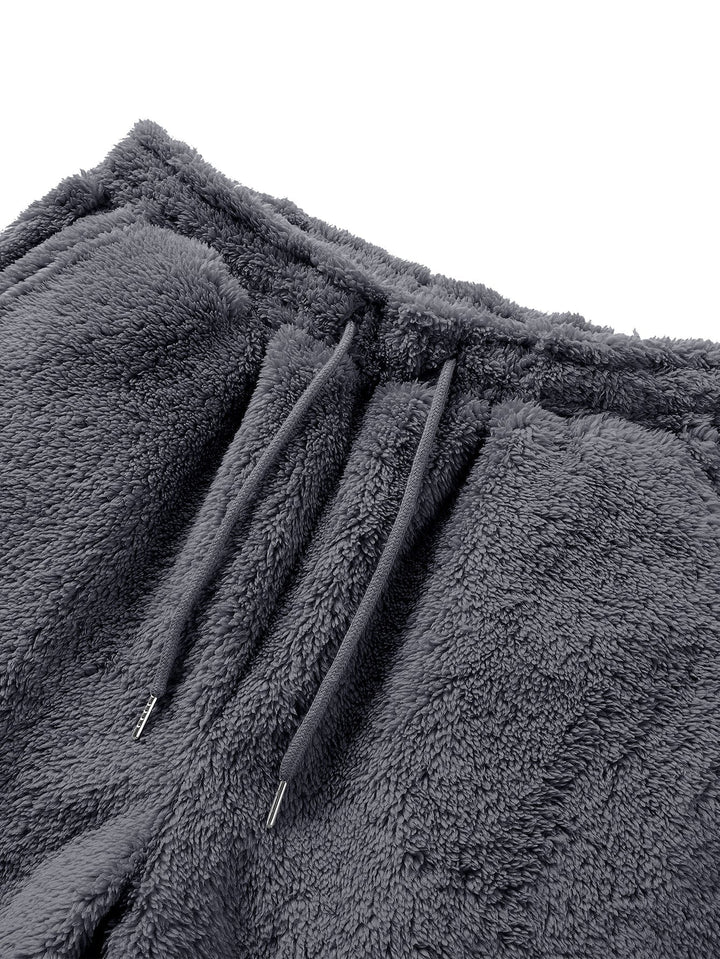Basic Teddy Hoodie & Teddy Jogger Trousers
