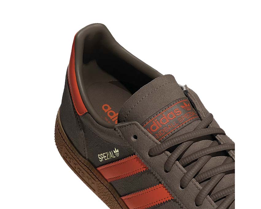 Brown cargo handball shoes