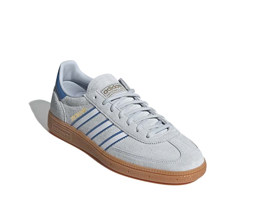 White Handball Shoes in Light Blue