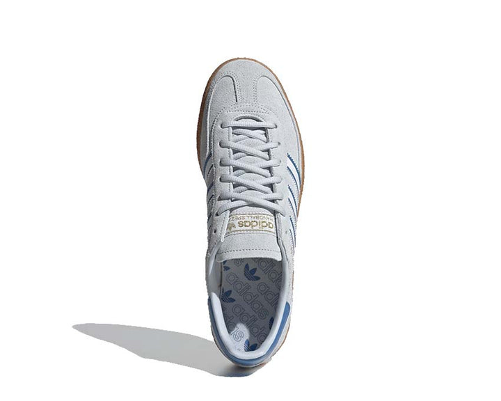 White Handball Shoes in Light Blue