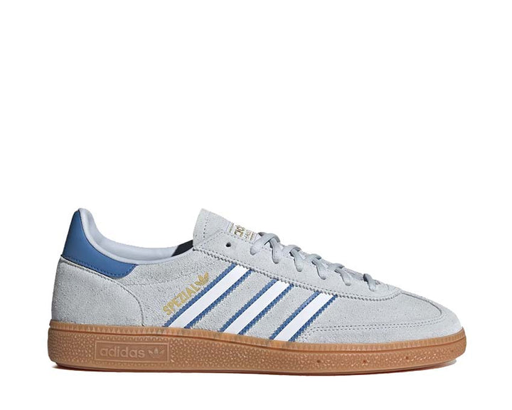 White Handball Shoes in Light Blue