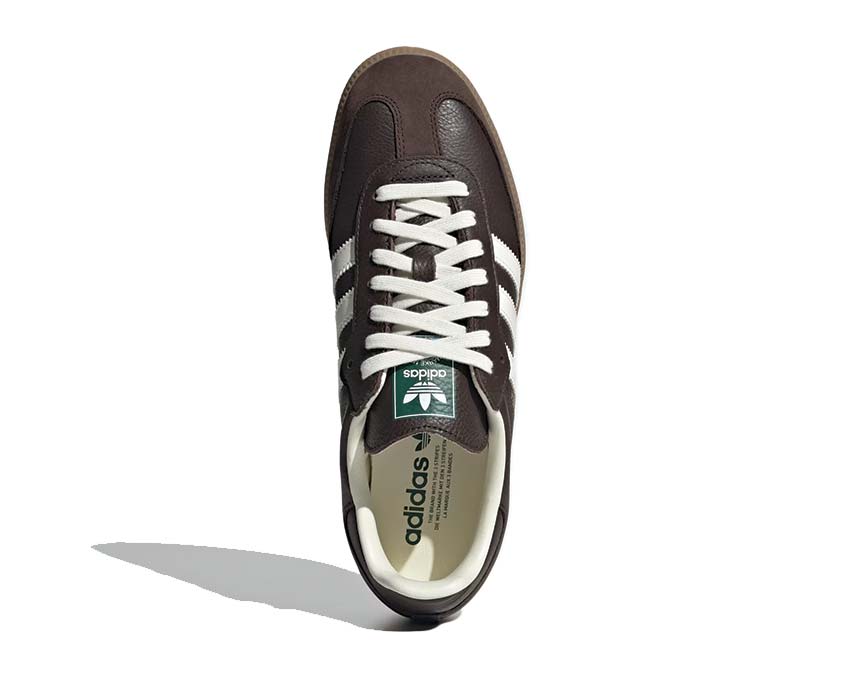 Dark brown leather trainers with rubber sole