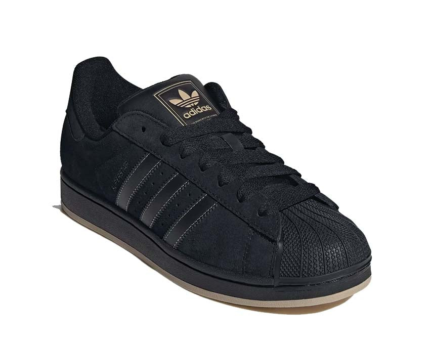 Classic Leather Sports Shoes in Black