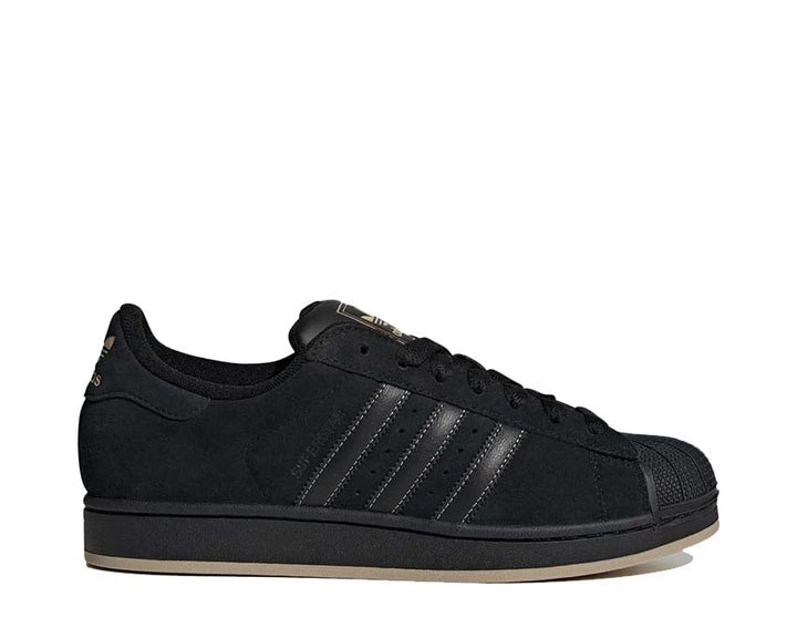 Classic Leather Sports Shoes in Black