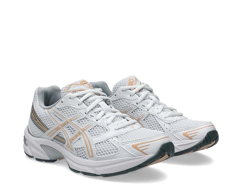 Gel-Cushioned Running Shoes, Biscuit Colour