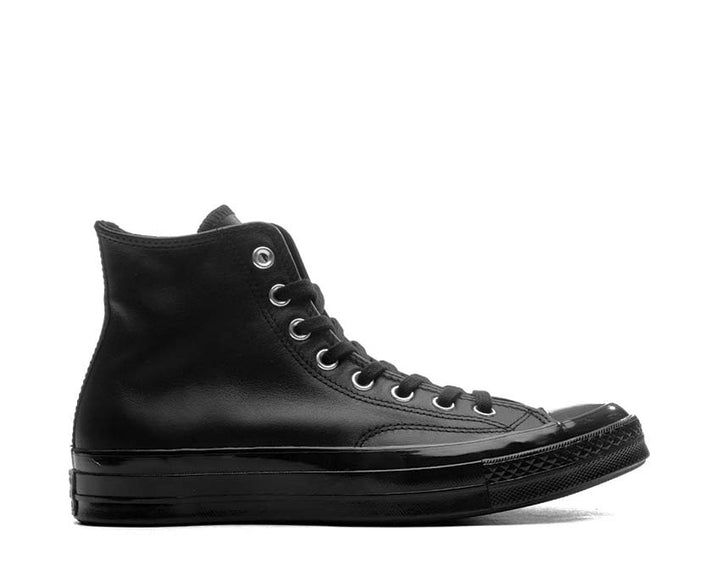 Black High Canvas Boots with Rubber Sole
