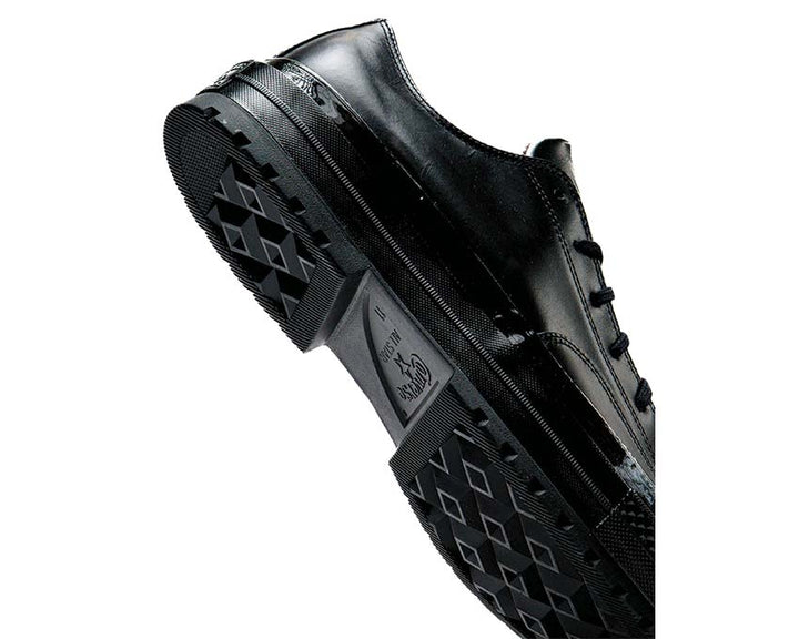 Black Low-Top Trainers with Rubber Sole