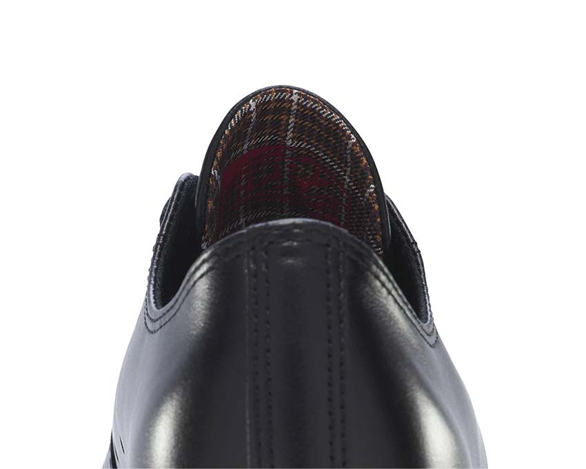 Black Low-Top Trainers with Rubber Sole