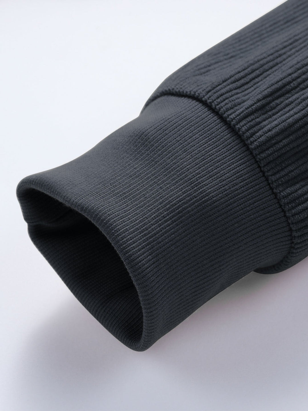Stretch Corduroy Jersey Sweatshirt with Round Neck 2 in 1