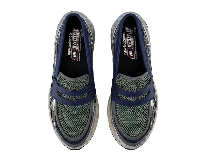 Running shoes in dark green shade 1906L
