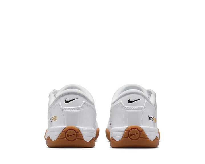 White football boots with a sporty design