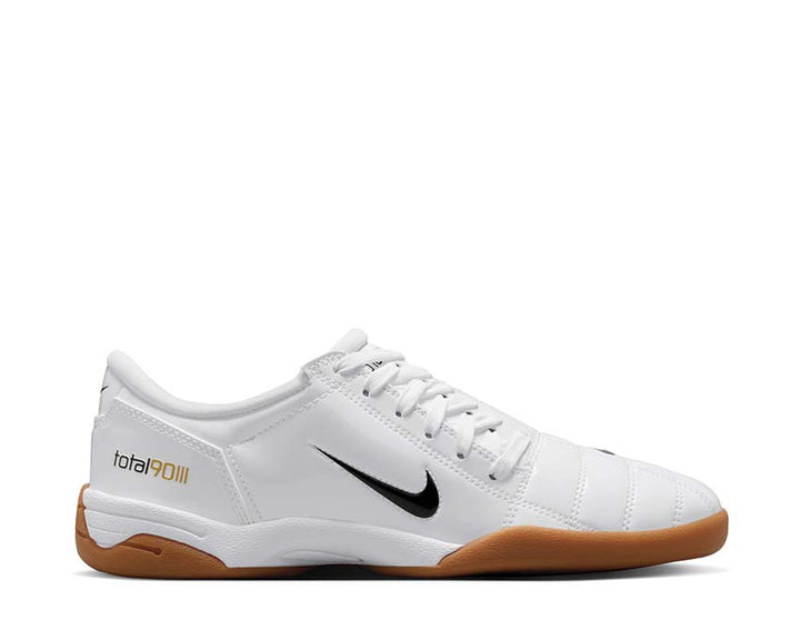White football boots with a sporty design