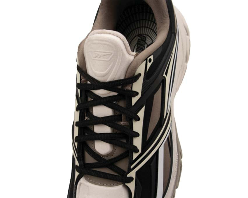 Modern running shoes in shades of sand