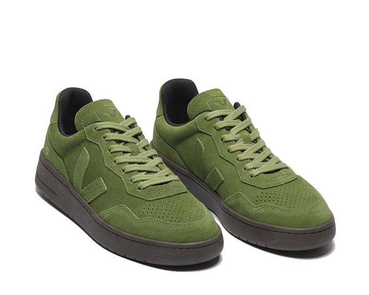 Military Green Suede Shoes Model V-90