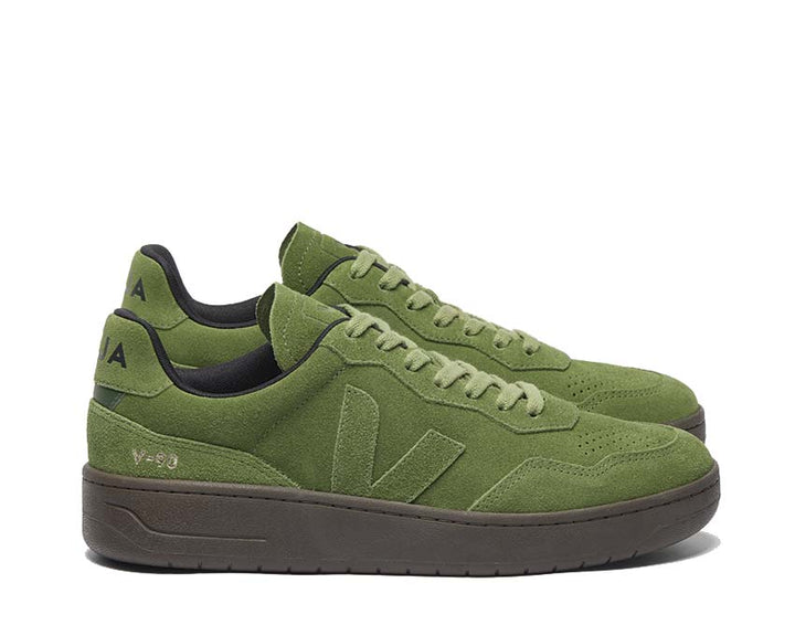 Military Green Suede Shoes Model V-90