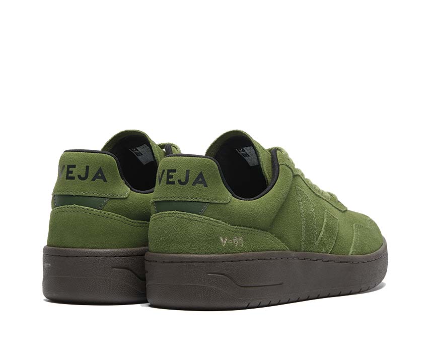 Military Green Suede Shoes Model V-90
