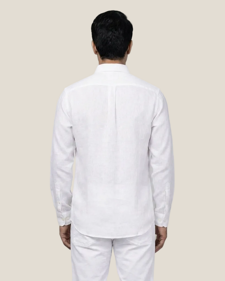 Ralph Lauren Linen and Cotton Blend Remi Shirt, White
