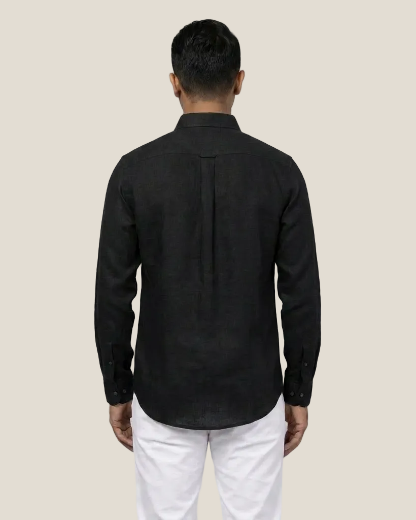 Ralph Lauren Linen and Cotton Blend Remi Shirt, Black