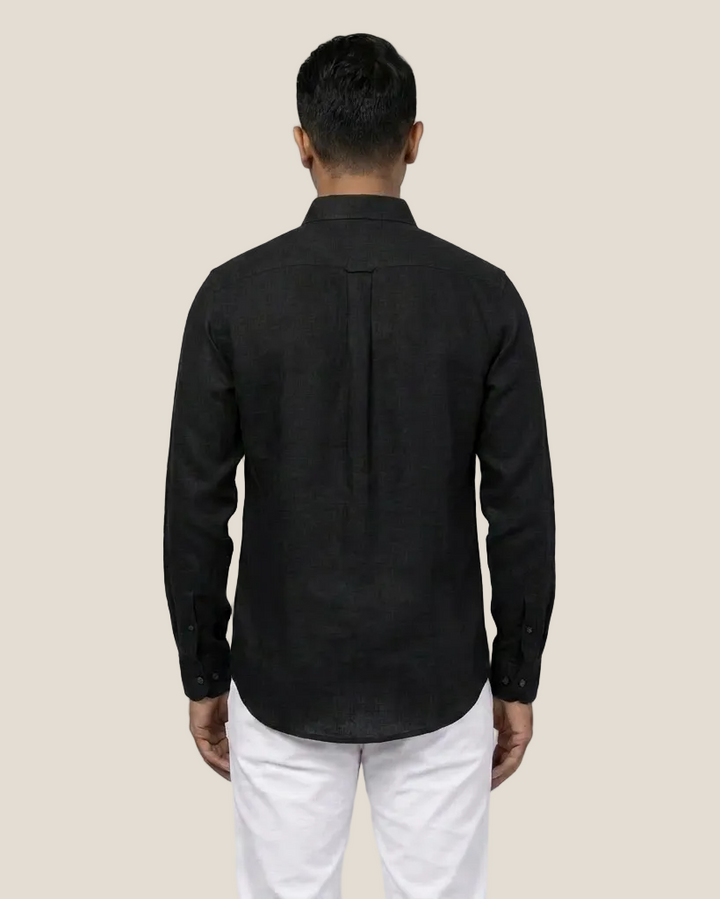 Ralph Lauren Linen and Cotton Blend Remi Shirt, Black