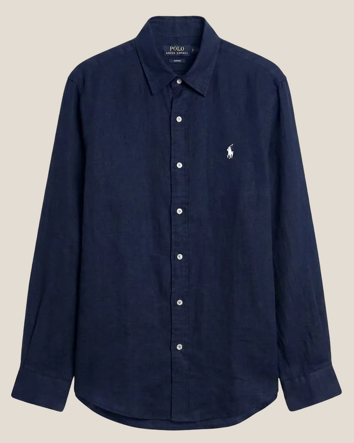 Ralph Lauren Linen and Cotton Blend Remi Shirt, Navy