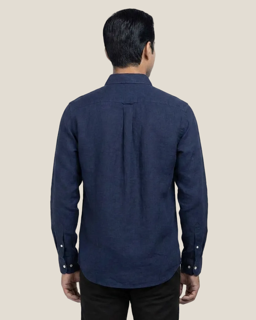Ralph Lauren Linen and Cotton Blend Remi Shirt, Navy