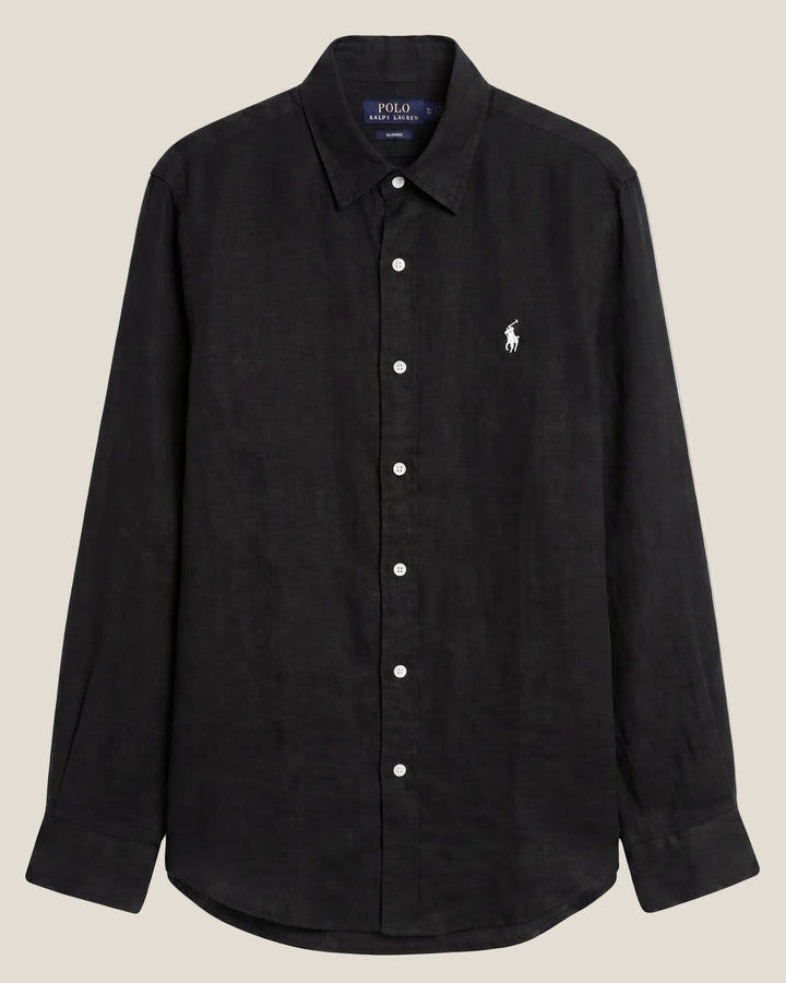 Ralph Lauren Linen and Cotton Blend Remi Shirt, Black