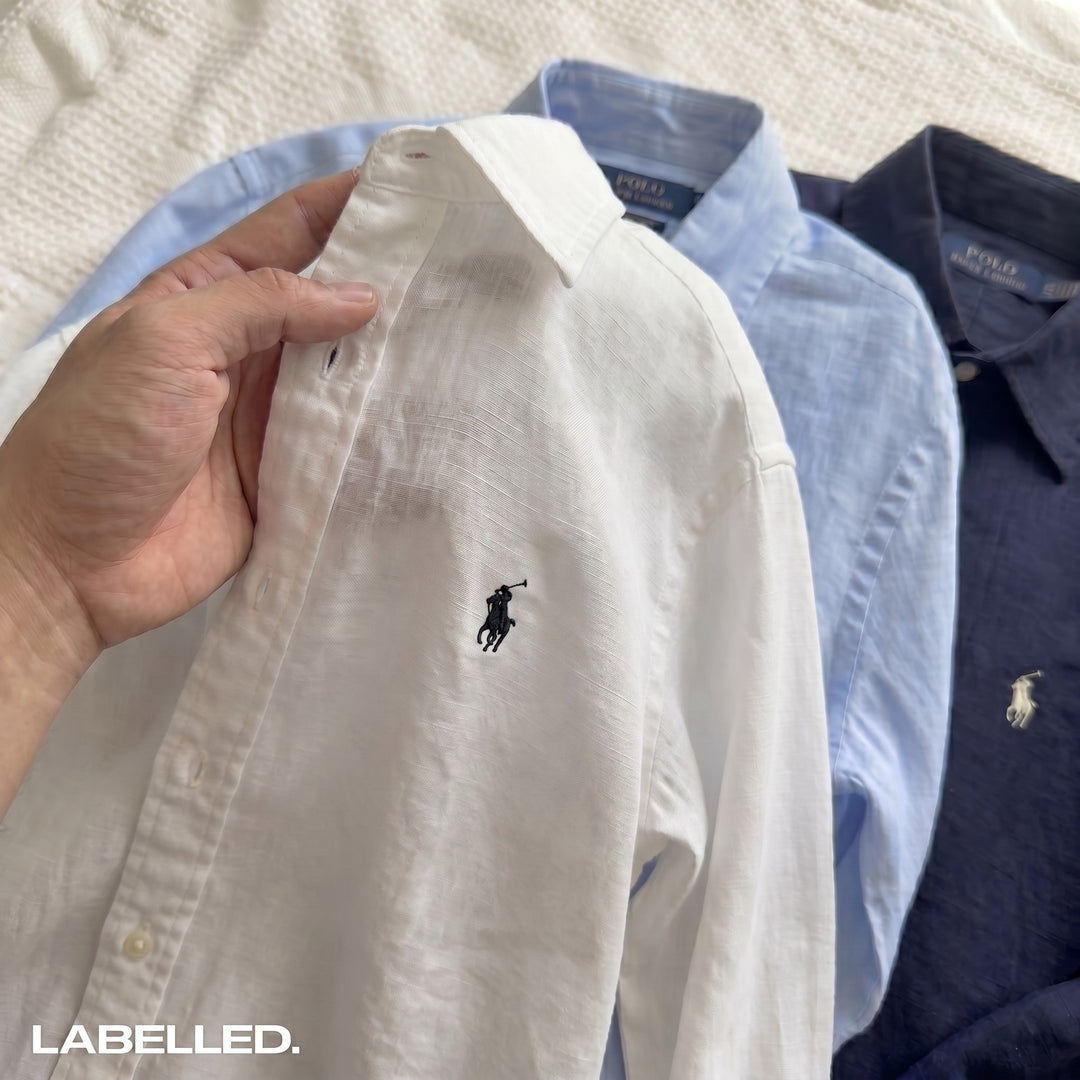 Ralph Lauren Linen and Cotton Blend Remi Shirt, White