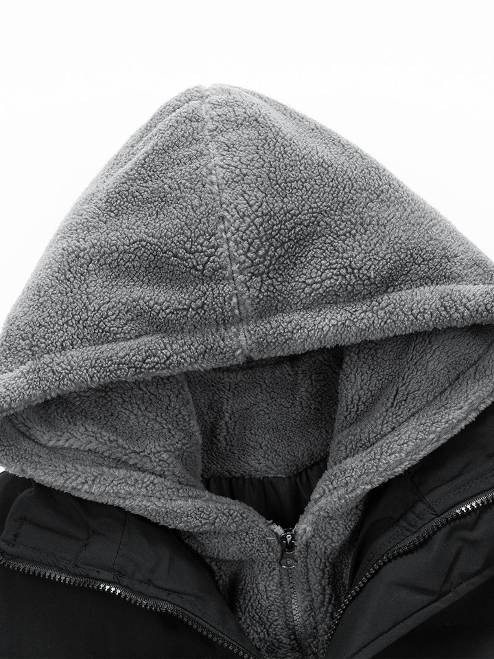 Teddy 2 in 1 Hooded Puffer Jacket