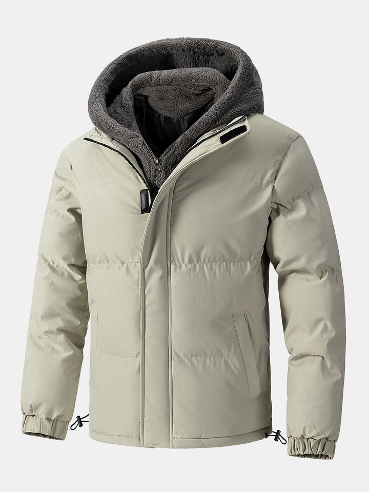 Teddy 2 in 1 Hooded Puffer Jacket