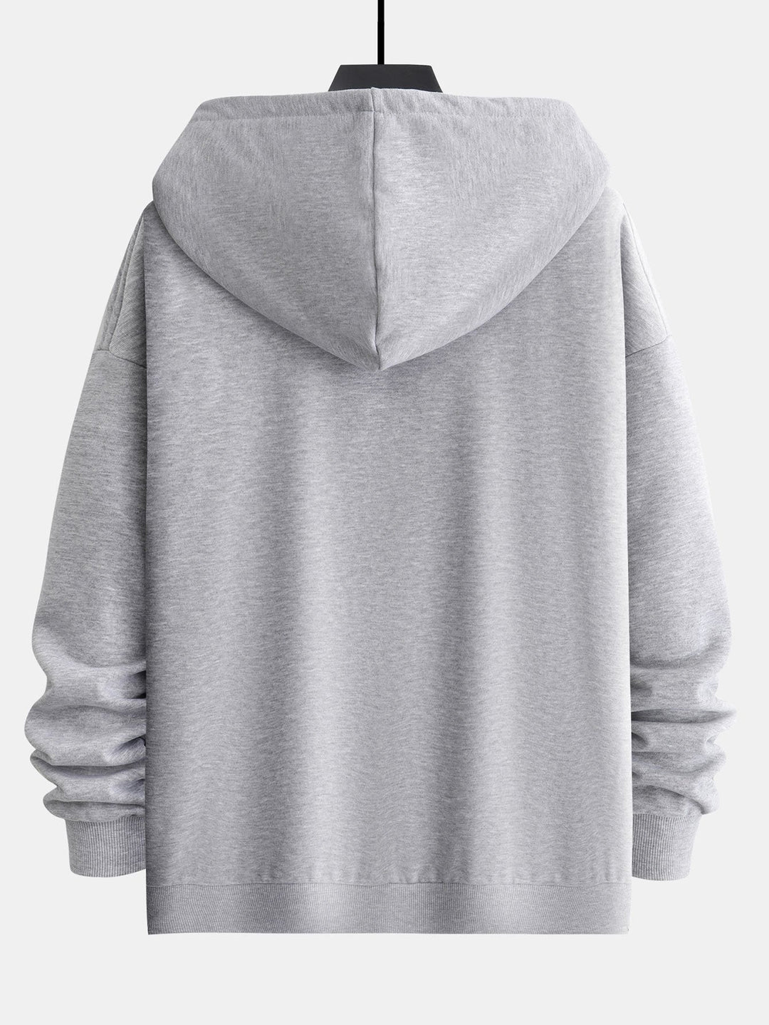 Relax Fit Zip-Up Hoodie