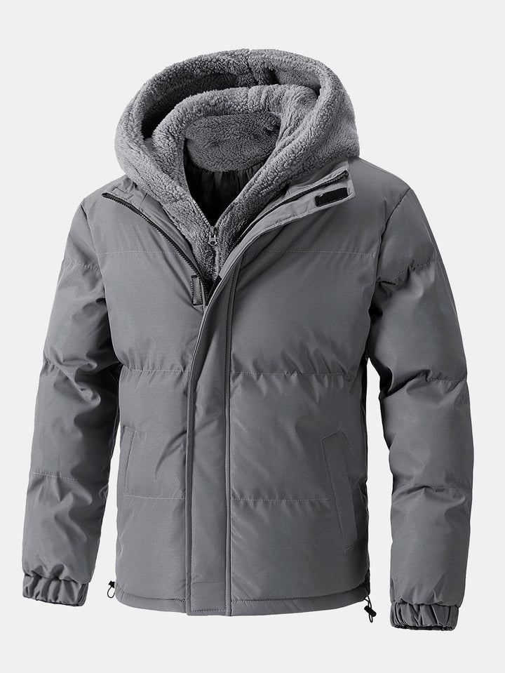 Teddy 2 in 1 Hooded Puffer Jacket