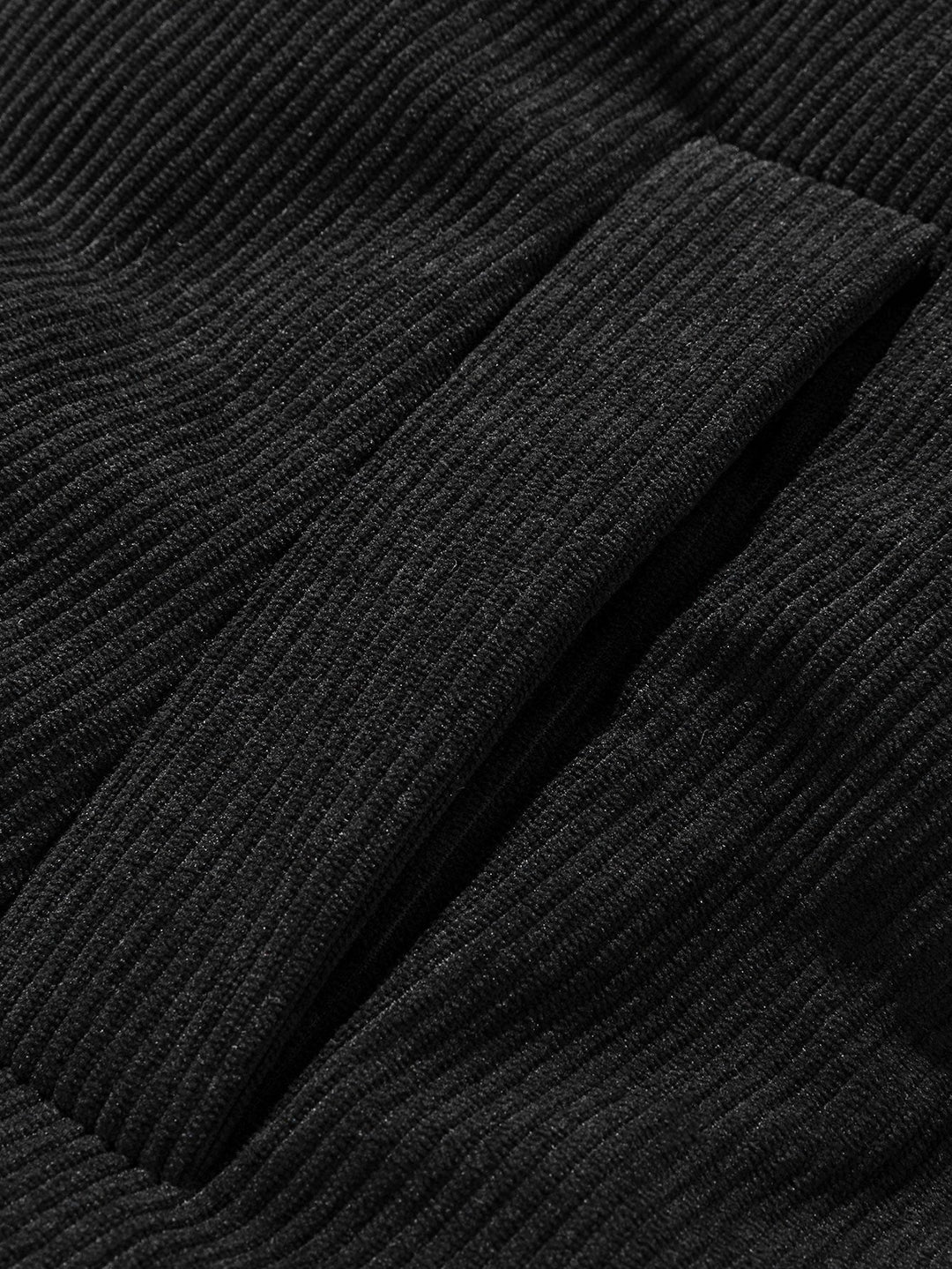 Hooded Puffer Jacket with Zip in Corduroy 2 in 1