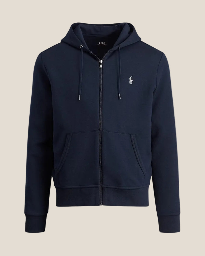 Ralph Lauren Zip-Up Hoodie in Double Knit
