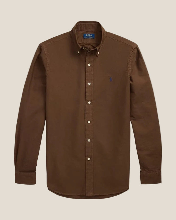 Ralph Lauren Slim Fit Oxford Shirt Garment Dyed