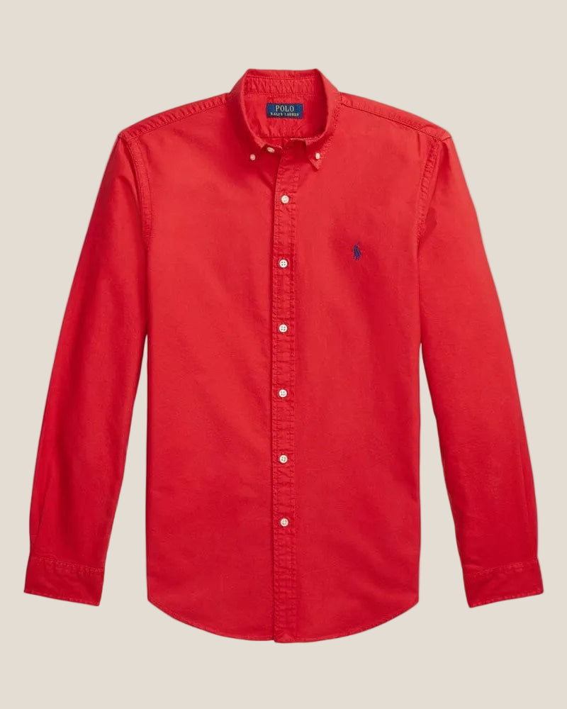 Ralph Lauren Slim Fit Oxford Shirt Garment Dyed