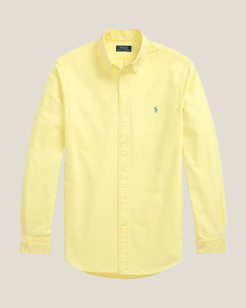 Ralph Lauren Slim Fit Oxford Shirt Garment Dyed