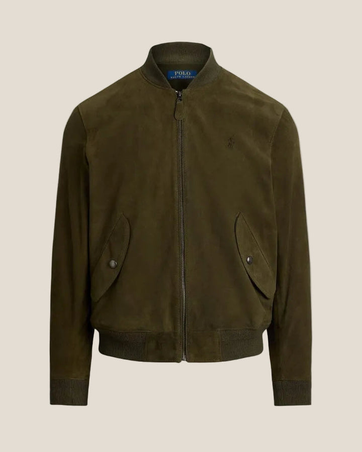 Ralph Lauren Suede Bomber Jacket