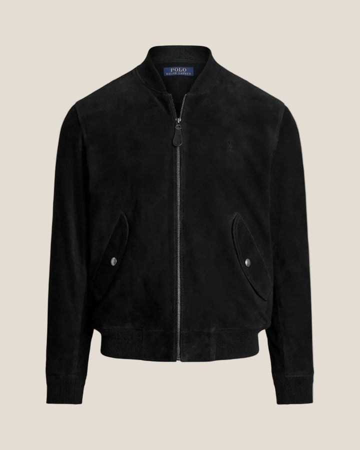 Ralph Lauren Suede Bomber Jacket